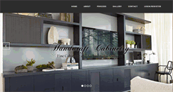 Desktop Screenshot of handcraftcabinetry.com